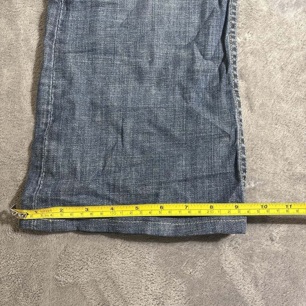 Guess Jeans Womens 30 Blue Foxy Flare Low Rise Stretch Y2K Denim - Picture 3 of 10